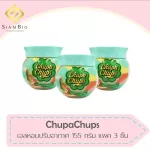 Pack 3 pieces, Chupa Chups, fragrant gel, air -conditioned, tropical flavor, 155 grams