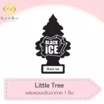 [สินค้าขายดี] Little Trees แผ่นน้ำหอมปรับอากาศ กลิ่น Black Ice หอมมาก กลิ่น Best seller ของแท้