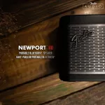 [แถมฟรีกระเป๋า] FENDER ลำโพง Bluetooth Streaming Speakers  - Newport 2 - Black Champagne Gold