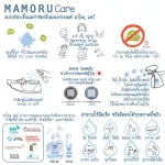 Mamoru Care มาโมรุ แคร์ สเปรย์ 50ml สเปรย์ฆ่าเชื้อและกำจัดกลิ่นอเนกประสงค์