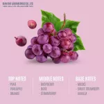 100% authentic perfume Fragrance oil, high concentration, grape scent 30 ml, 60 ml, 100 ml