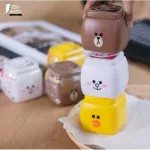 Pack 3 pieces, Line Friends, fragrant gel, air -resistant, Orange Garden, 155 grams