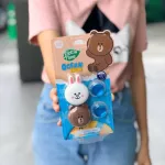 LINE FRIENDS น้ำหอมปรับอากาศ คลิปช่องแอร์ กลิ่น OCEAN FRESH Vent Clip Air Freshener หอมสะอาด สดชื่น