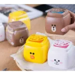 Pack 3 pieces, Line Friends, fragrant gel, air -resistant, Orange Garden, 155 grams