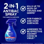 **พร้อมส่ง 9กลิ่น เพิ่มโฉมใหม่ฆ่าไวรัส Febreze 370ml. สเปรย์ดับกลิ่นไม่พึงประสงค์บนเนื้อผ้า99.9%