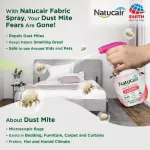 6กลิ่นพร้อมส่งเนเชอแคร์ แฟบริค สเปรย์กำจัดและป้องกันไรฝุ่น99.9%ฆ่าเชื้อCV ขนาด400 มล. NATUCAIR FABRIC 400mLเรทส่งทัก