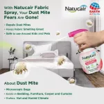 ขวดรีฟิล 2กลิ่นพร้อมส่ง เนเชอแคร์ แฟบริค สเปรย์กำจัดและป้องกันไรฝุ่น99.9%ฆ่าเชื้อCV ขนาด400 มล. NATUCAIR