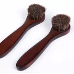 แปรงขนม้า แปรงขัดกระเป๋า BRHPR เกรดพรีเมี่ยม ขนาดใหญ่ ไม้ Affrican wood  ป้องกันน้ำ