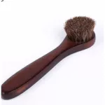 แปรงขนม้า แปรงขัดกระเป๋า BRHPR เกรดพรีเมี่ยม ขนาดใหญ่ ไม้ Affrican wood  ป้องกันน้ำ