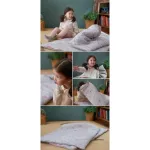 Aribebe Portable Mattress Baby picnic mattress In the set, consisting of a pillow bed and blanket