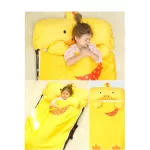 MILO & GABBY Baby Mattress Picnic Baby Baby Baby Duck pattern with Pillow and Blade