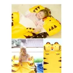 MILO & GABBY Baby Mattress Picnic Baby Baby Baby Yellow Tiger Pattern with Pillow and Blade