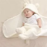 Newborn girl, young girl, sleep bag, Sleepsack wrapped in a wheelchair, bed, blanket, blanket
