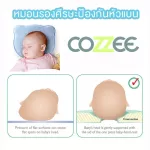 Cozzee Bear Pillow Pillow Bear pattern pillow Flat head protection pillow Model Pillow/Blue