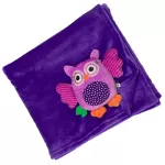 Soft, soft purple blanket with purple hoo