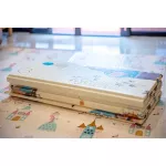 Saker, very high quality crawling pads, 2 sides, 2 stripes, folding 180x200 cm.