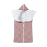 Baby Knitted Zipper Sleeping Bag Huggging Blanket Blanket Envelope Swadddle Sleeping Bag