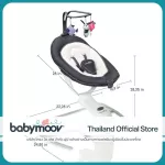 Automatic electric cradle with mobile and music