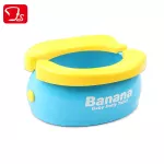 พับห้องน้ำเด็กเดินทางฉุกเฉินเด็กพกพาออกรถสุขากล้วยห้องน้ำเล็ก