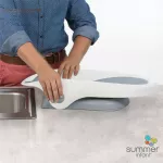 Clean Rinse Baby Bather Gray