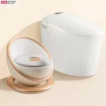 FIN กระโถนเด็ก กระโถนฝึกขับถ่าย รุ่น PR6209 ทรงยานอวกาศ เบาะ PU