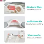 FIN บันได้ชักโครกเด็ก ฝึกการขับถ่าย รุ่น PR6210 พร้อมเบาะนั่งPU ปรับระดับได้