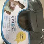 My Brest Friend Deluxe Twin Plus Nursing Pillow for Deluxe Deluxe Eveling Gray