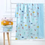 Premium grade baby blanket, can be used in 2 sides according to BK-M weather.
