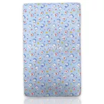 The Doraemon's soft baby mattress comes with a pillow and bolster.
