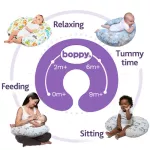 BOPPY NURSING PILLOW - GREY LeAVES Baby Baby for Mother