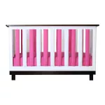 Go Mama Go Designs - Vertical Crib Liners, Bumper ขอบกั้นเตียงเด็กแบบแนวตั้ง นวมหุ้มซีกไม้ เเผ่นกันกระเเทก