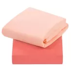 Clevamama Jersey Cotton Fitted Sheets Jersey Bedbed Bed
