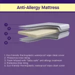 Clevamama Mattress to prevent dust mites For children with allergies, Clevamama Anti-Lergy Mattress