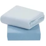 Clevamama Jersey Cotton Fitted Sheets Jersey Bedbed Bed
