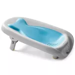 SKIP HOP Moby Recline and Rinse Bath For newborn children Has a rounded shape Supporting physiology Can be adjusted to 2 levels with non -slip sheets