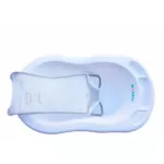 Nanny, a bathtub with a nanny mesh with a bath.