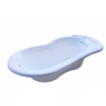 Nanny, a bathtub with a nanny mesh with a bath.