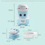 กระโถนเด็กพี่วัว เคลื่อนที่ ฝึกขับถ่าย ทำความสะอาดง่าย