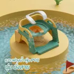 บันไดชักโครกเด็ก ที่นั่งชักโครกเด็ก ฝารองชักโครกเด็ก กระโถนเด็ก 3in1 ปรับใช้งานได้หลายแบบ