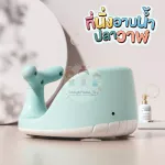 Baby bathroom with a thick base of the whale version