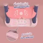 บันไดชักโครกเด็กทำความสะอาดง่าย บันไดเด็ก ฝารองชักดครกแบบมีบันได ลายกันลื่น รุ่น Baby Frogs