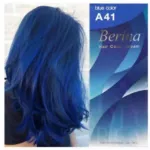 Berina A41เบอริน่า น้ำเงิน  ครีมเปลี่ยนสีผม 60 ML.1 กล่อง