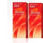 Berina A23 เบอริน่า สีแดงสด ครีมเปลี่ยนสีผม 60 ML.1 กล่อง