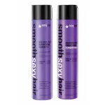 Sexyhair Sulfate free smoothing shampoo + conditioner 300ml แชมพูและครีมนวดที่ช่วยบำรุงและลดการชี้ฟู มอบความเรียบลื่นให้แก่เส้นผม