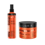 Sexy Hair Strong Core Flex 250 ml. + Sexy Hair Strong Core Strength Mark 200 ml. Rich, intense, damaged, damaged hair treatment, especially the hair, especially with hair food, no need to wash off.