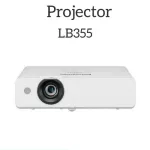 Panasonic PT-LB355 LCD Projector 3,300 Ansi Lumens/XGA รับประกันตัวเครื่อง 2 ปี หลอดภาพ 1 ปี หรือ 1,000 ชม.
