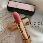 GUCCI lipstick, colorful, bright, applied, clear, sharp, eye -catching color