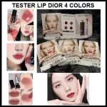 The whole shop !! Tester Lip Dior with Dior Addict 4 color brush