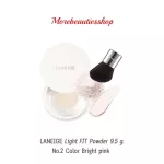 Laneige Light Fit Powder No.2 Color Bright Pink, size 9.5 g. Lady, light texture, light, not heavy skin, revealing smooth, clear skin. Not it all day