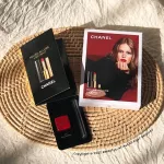 Tester Lip with CHANEL ROUGE ALLURE L'Extrait brush, color 854 Rouge Puissant